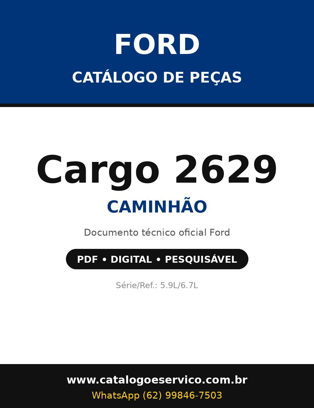 Catálogo de Peças Ford - Cargo 2629 - Caminhão