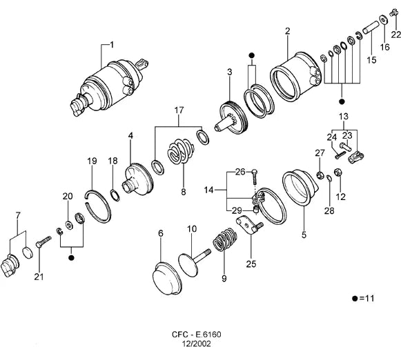 Catálogo de Peças Ford Cargo 3224 — vista explodida 2