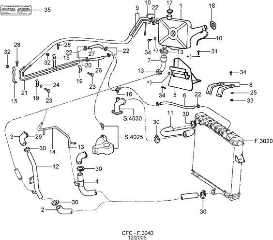Catálogo de Peças Ford Cargo 3224 — vista explodida 4