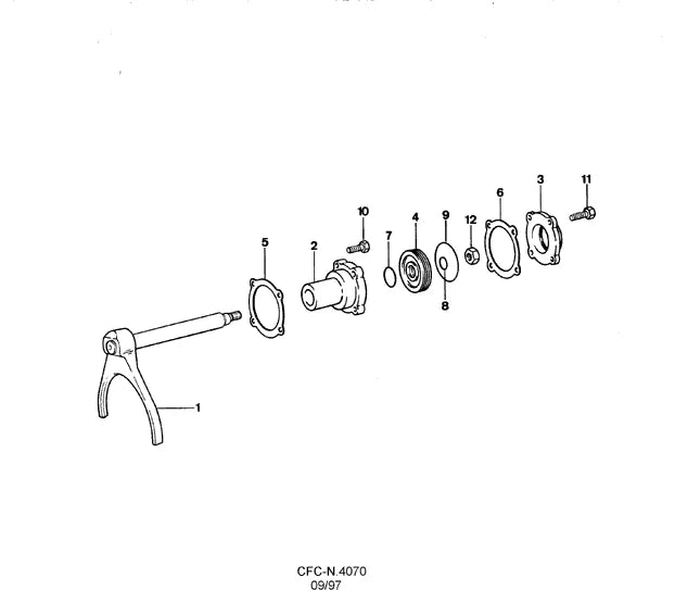 Catálogo de Peças Ford Cargo 4031 — vista explodida 3