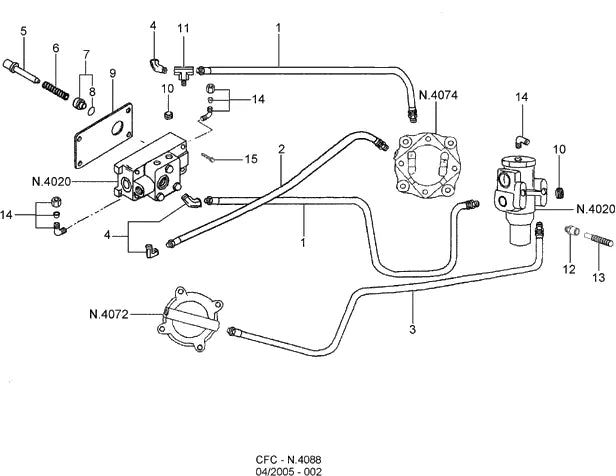 Catálogo de Peças Ford Cargo 4331 — vista explodida 4
