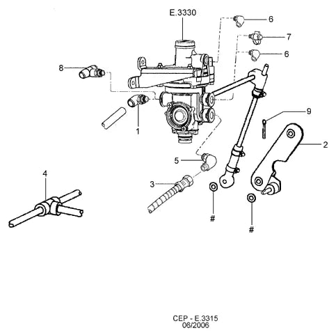 Catálogo de Peças Ford Cargo 4432E 4x2 — vista explodida 2