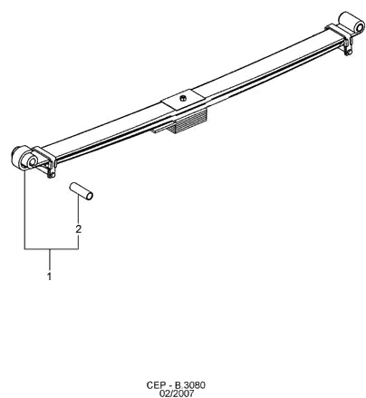 Catálogo de Peças Ford Cargo 4532E e 1832E — vista explodida 4