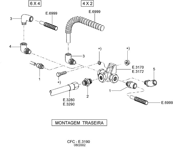 Catálogo de Peças Ford Cargo 5031 — vista explodida 2