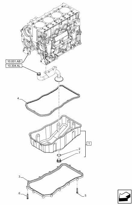 Catálogo de Peças Motor FPT F5CE5454C — Motor Diesel - página 3