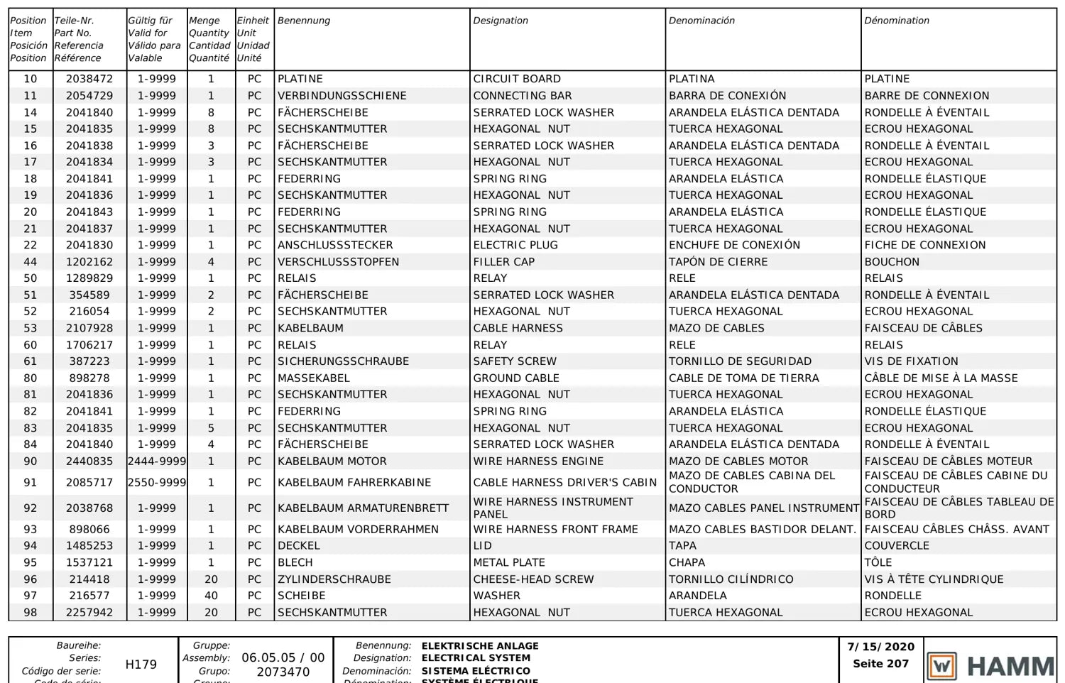 Hamm 3410 / 3411 — vista 2 do documento