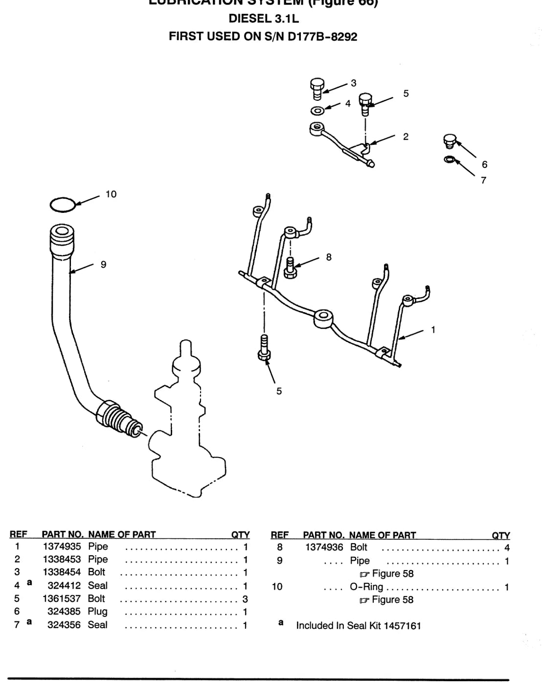 Detalhe de componentes ilustrados no Catálogo de Peças Hyster H45XM a H65XM (D177)