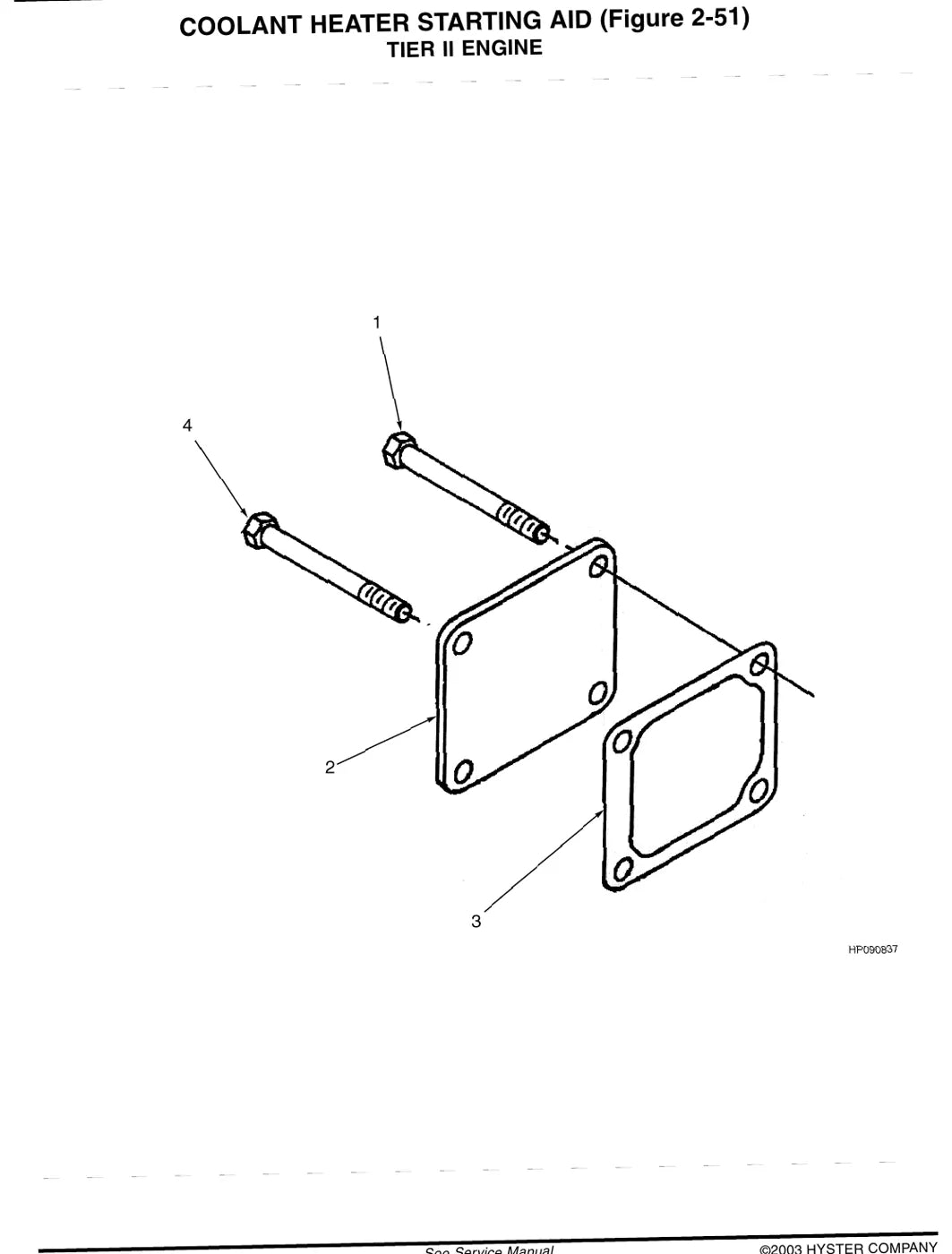 Detalhe de componentes ilustrados no Catálogo de Peças Hyster R45-27IH a RS46-36CH (A222)
