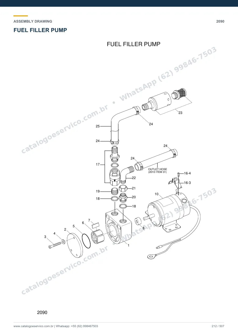 Catálogo de peças Hyundai R210LC-7 (série