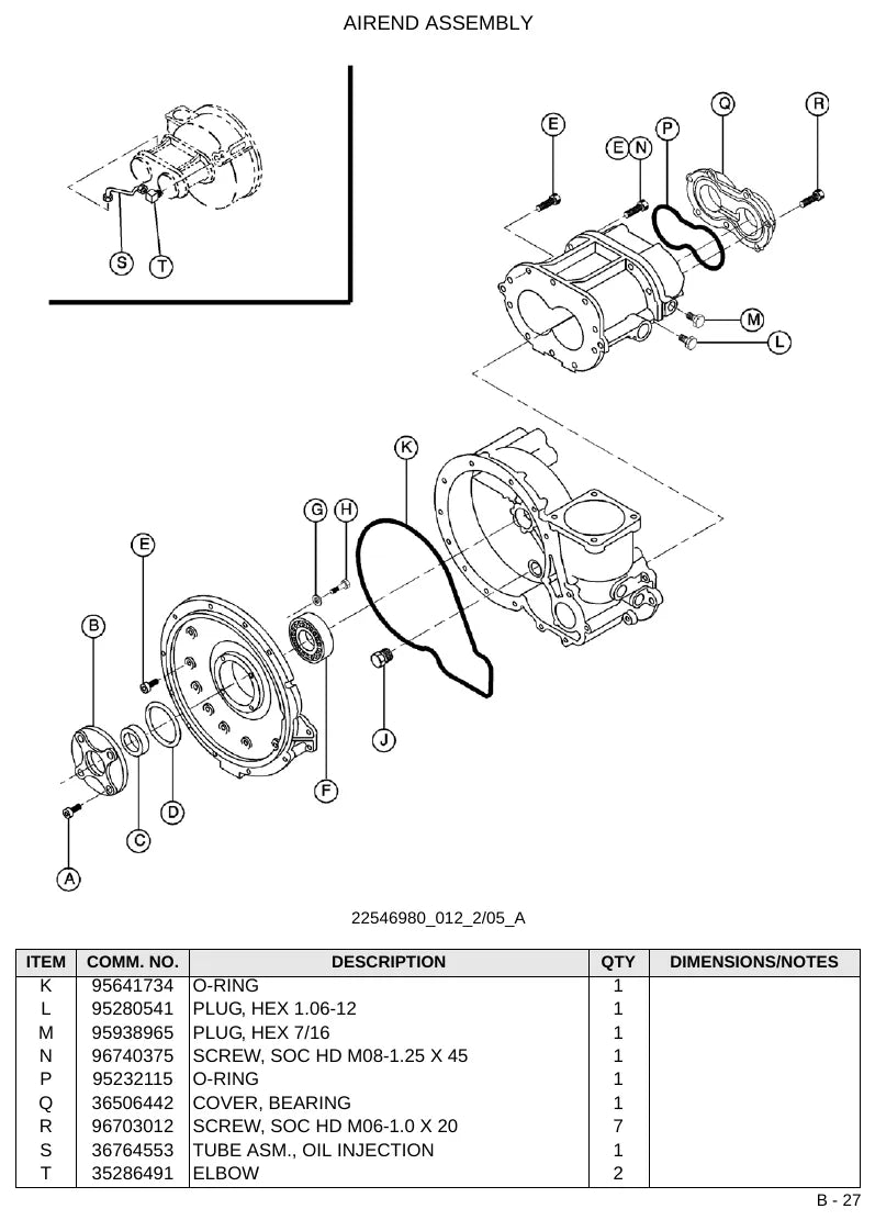 Catálogo de Peças Ingersoll-Rand Airsource Plus — página interna 1