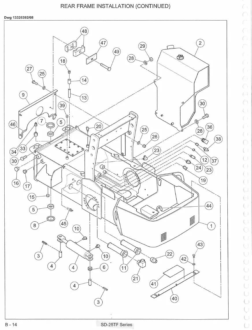 Catálogo de Peças Ingersoll-Rand SD-25TF Series — página interna 1