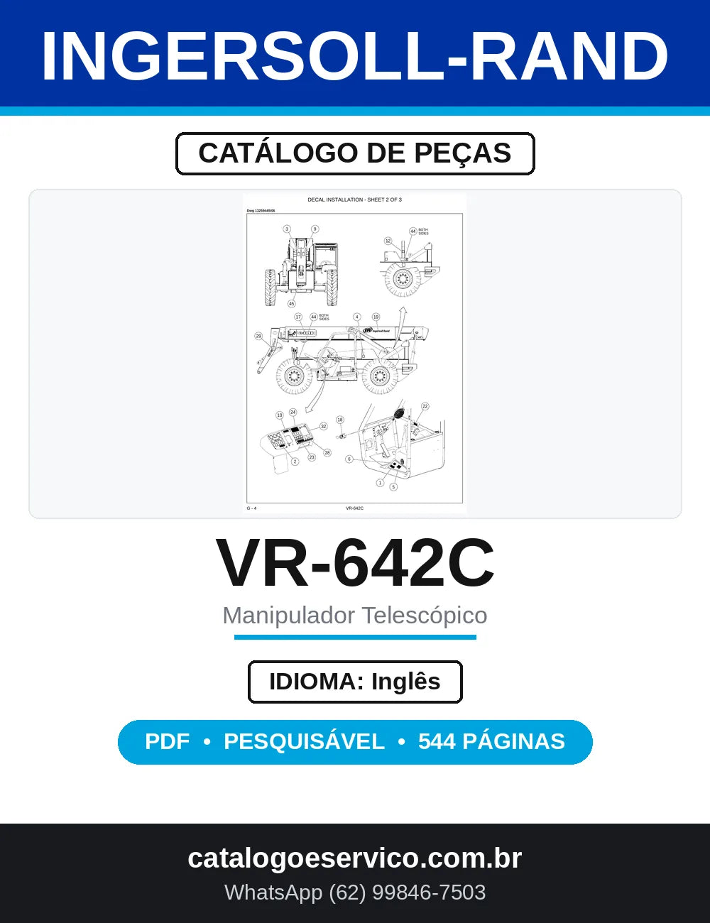 Catálogo de Peças Ingersoll-Rand VR-642C 2007 — capa
