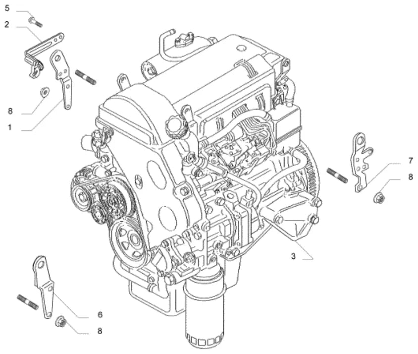 Vista explodida 3 do catálogo de peças Iveco Daily 60.13