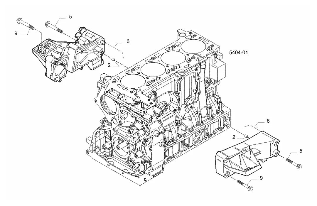 Vista explodida 4 do catálogo de peças Iveco Nova Daily Ecoline 70C17 HD Truck 7T