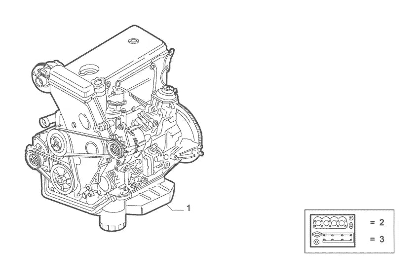 Vista explodida 2 do catálogo de peças Iveco Power Daily 50.12