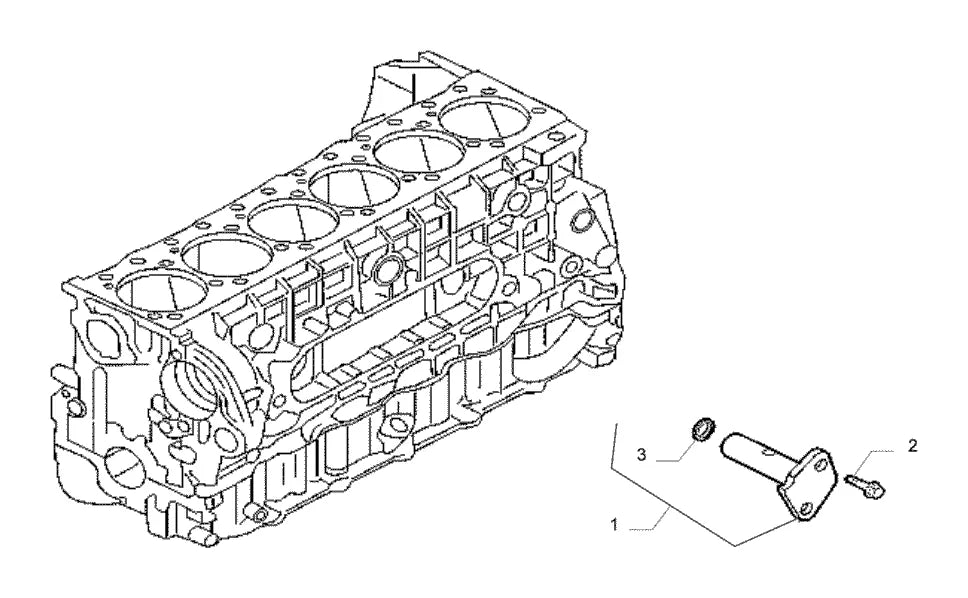 Vista explodida 3 do catálogo de peças Iveco Novo Stralis 570S41T NR