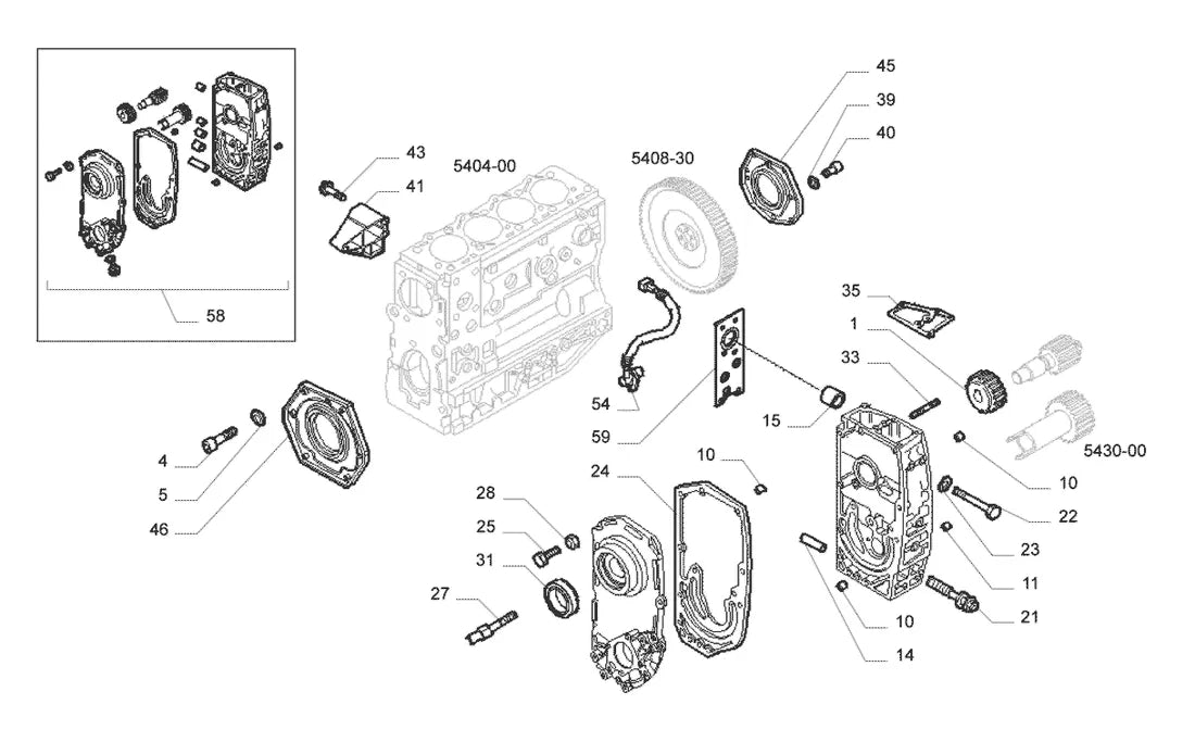 Vista explodida 3 do catálogo de peças Iveco Power Daily 50.13