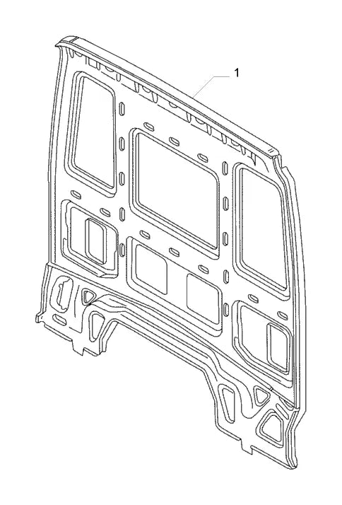 Vista explodida 2 do catálogo de peças Iveco Trakker 720T42T