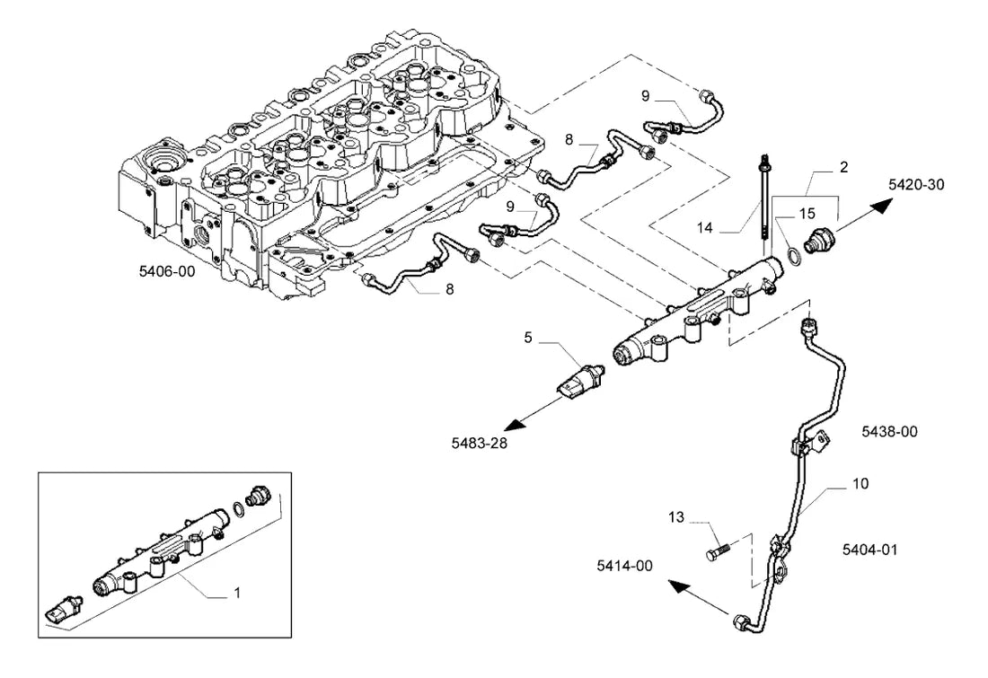 Vista explodida 4 do catálogo de peças Iveco Vertis 90V16