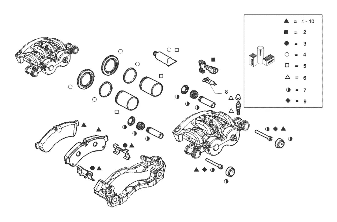 Vista explodida 3 do catálogo de peças Iveco Daily 55-170