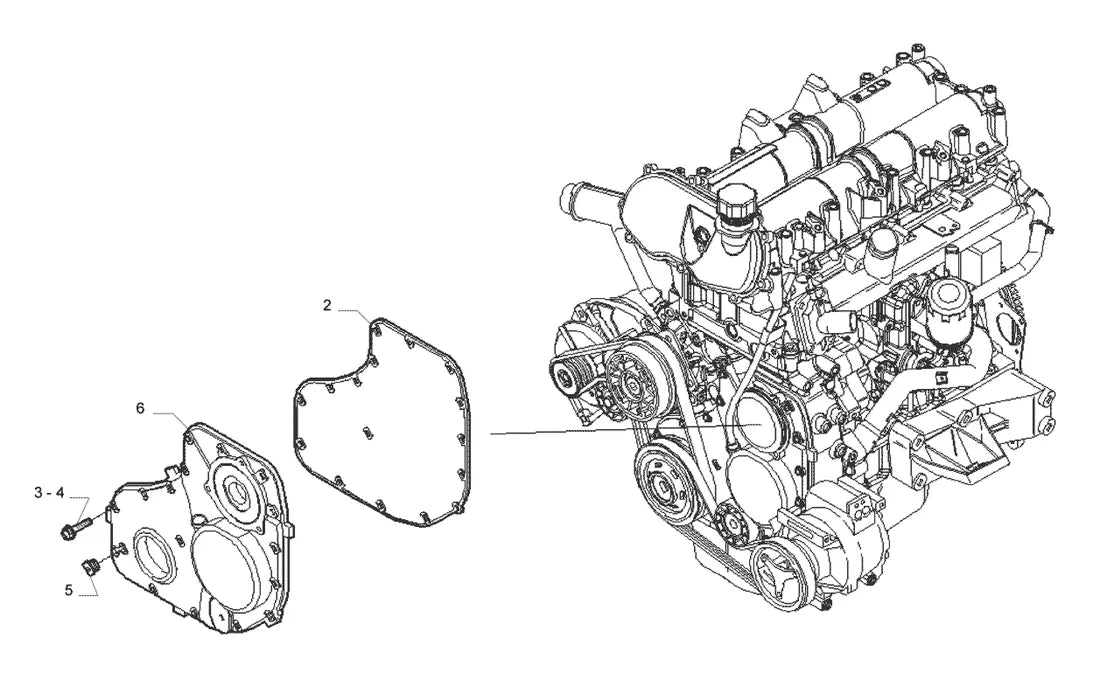 Vista explodida 4 do catálogo de peças Iveco Daily Scudato 70-170