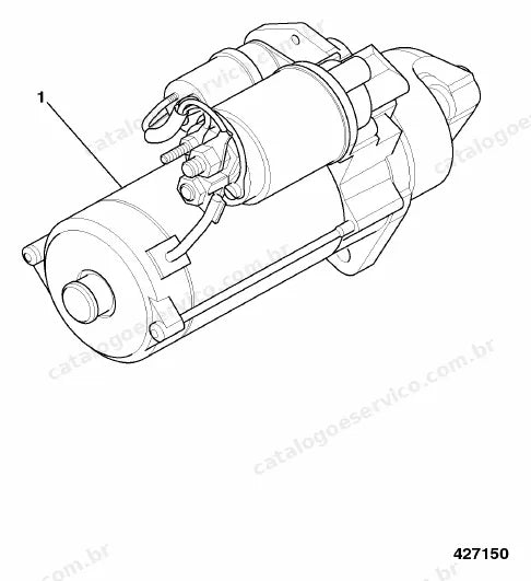Catálogo de peças JCB 426 — vista explodida 3 de 4