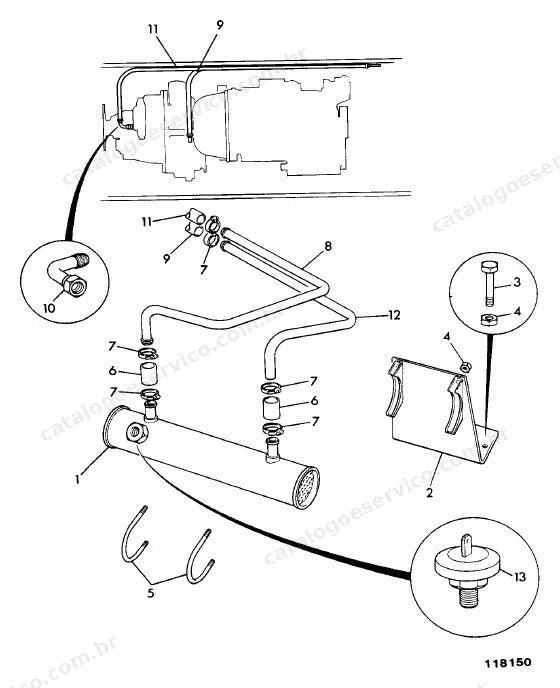 Catálogo de peças JCB 530-95 — vista explodida 2 de 4