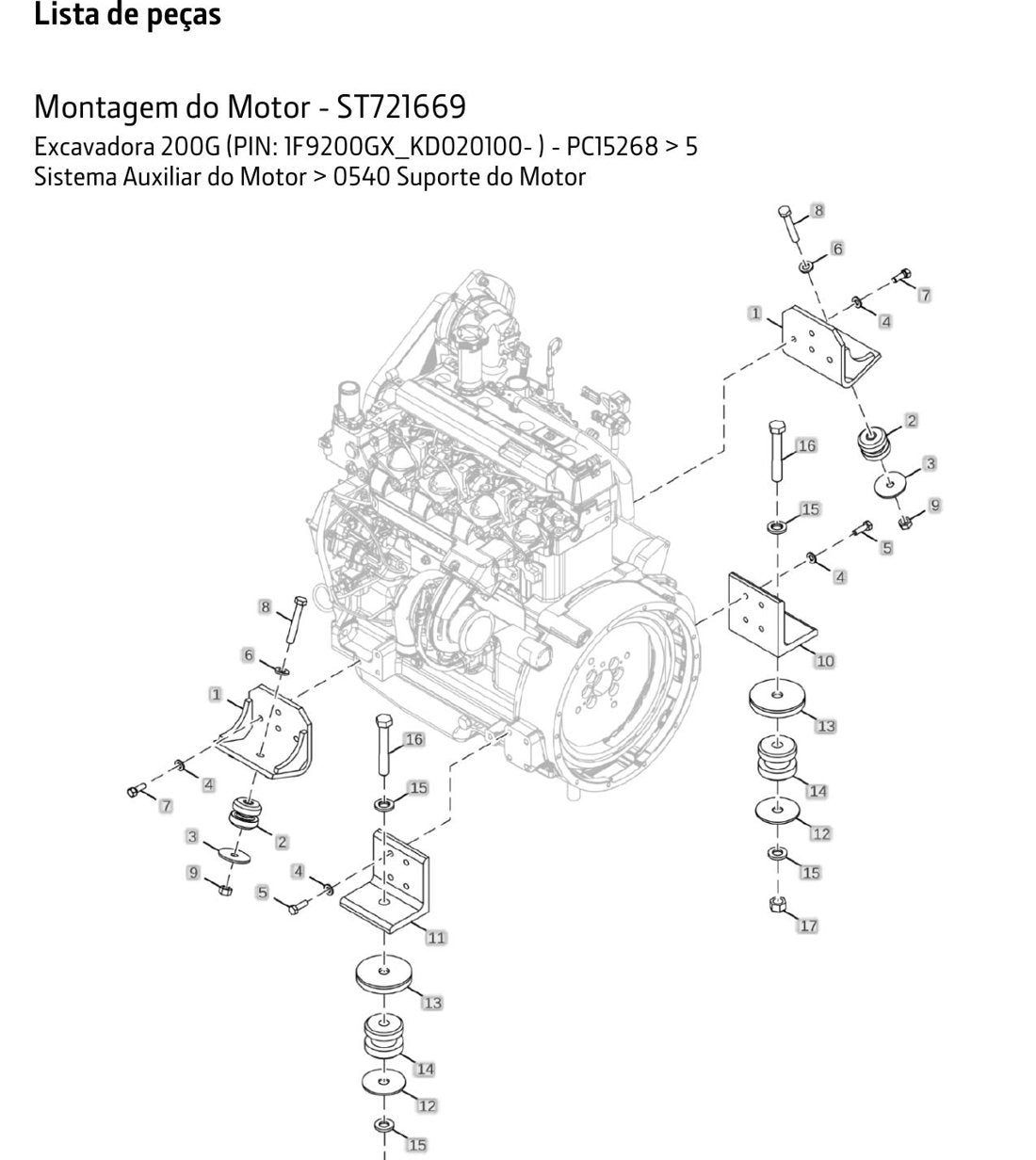 Catálogo de Peças John Deere - 200G - Escavadeira (Inglês) - página 3