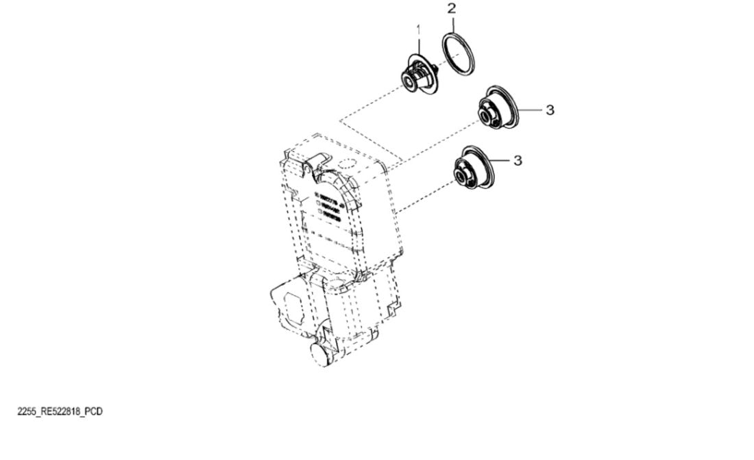 Catálogo de Peças John Deere - 6068HDW65 - Motor Diesel - página 2