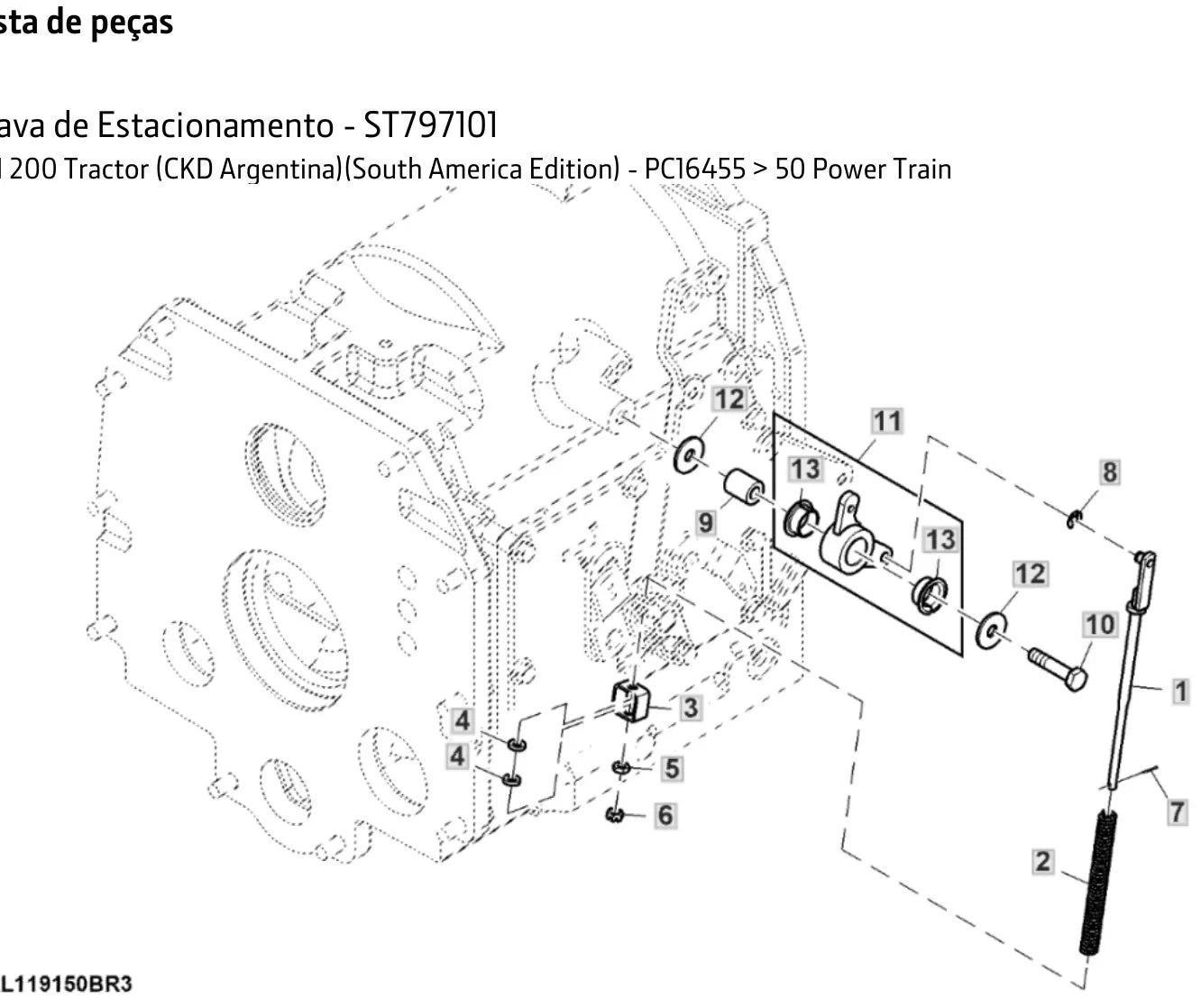 Catálogo de Peças John Deere 7M200 — página interna 2