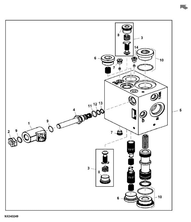 Catálogo de Peças John Deere M4040DN — Distribuidor Autopropelido - página 3