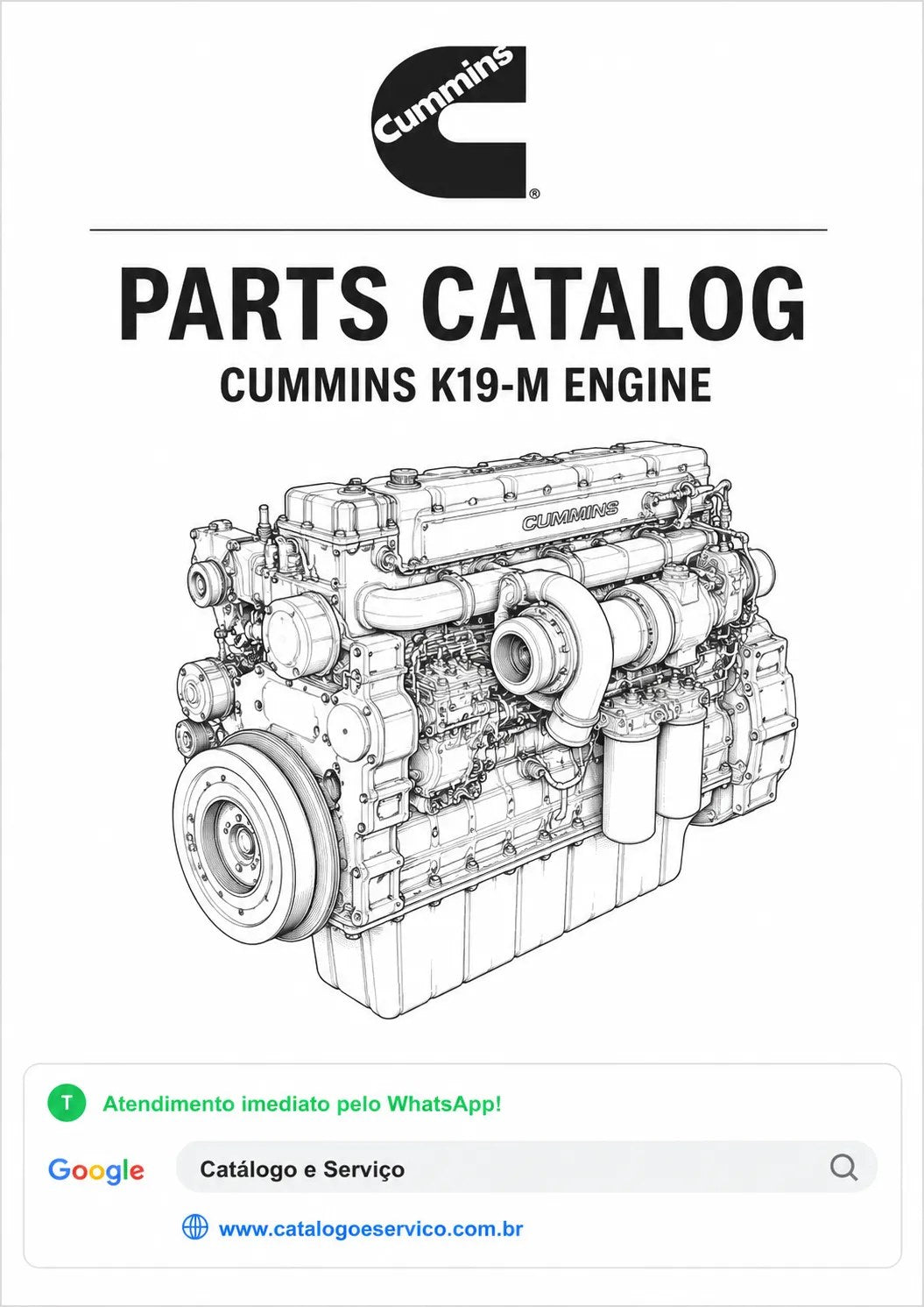 Catálogo de Peças K19-M Cummins Motor