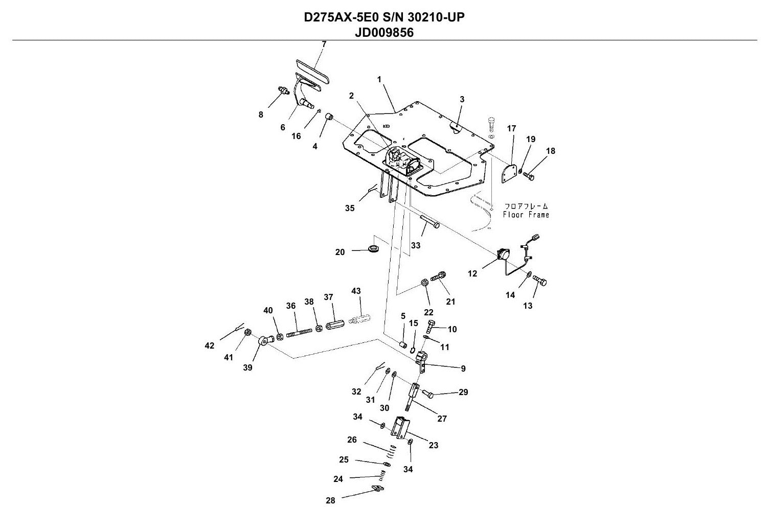 Catalogo De Pecas Komatsu - D275ax-5e0 - vista explodida 3