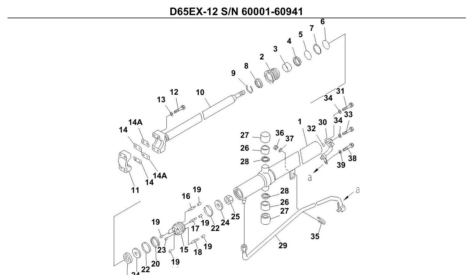 Catalogo De Pecas Komatsu - D65ex-12 - vista explodida 4