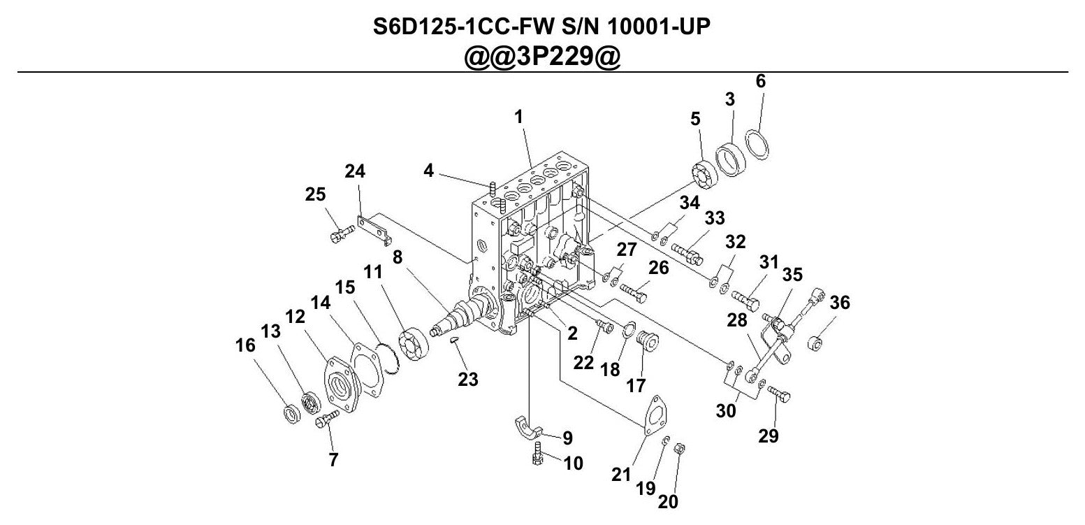 Catalogo De Pecas Komatsu - D85a-21 - vista explodida 1