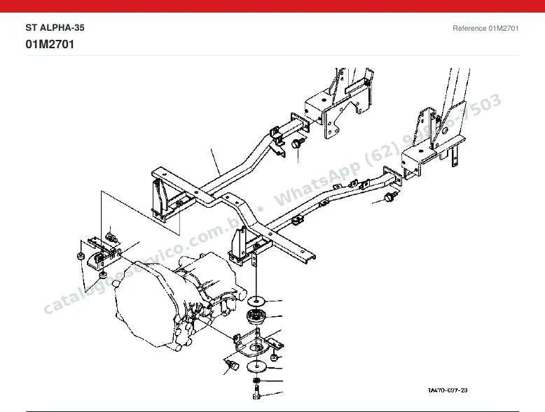 Catálogo de peças Kubota ST Alpha-35: vista explodida (2)