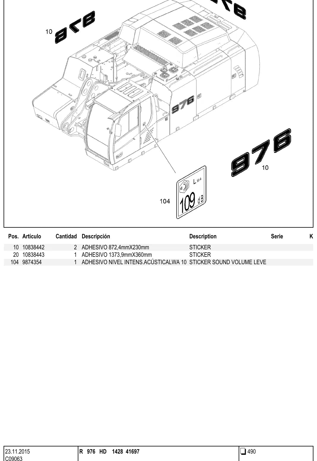 Liebherr R 976 HD — vista 2 do documento