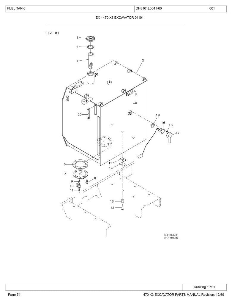Catálogo de Peças Link-Belt 470X3 Escavadeira Hidráulica — página interna 3