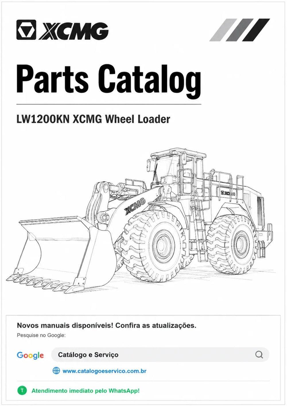 Catálogo de Peças LW1200KN XCMG Pá Carregadeira