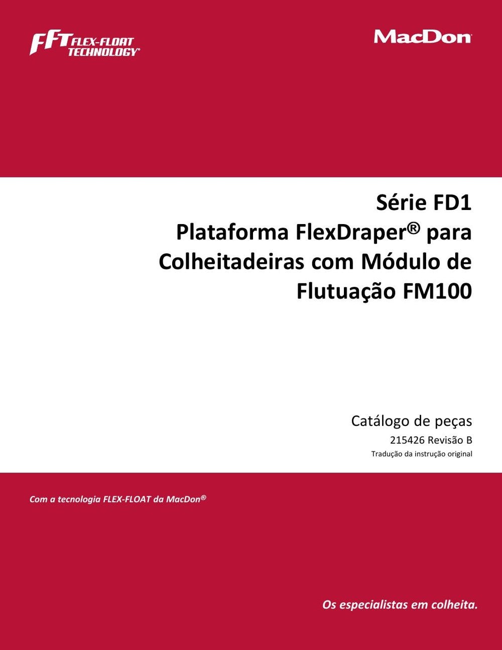 Catálogo de Peças MacDon FD1 FlexDraper