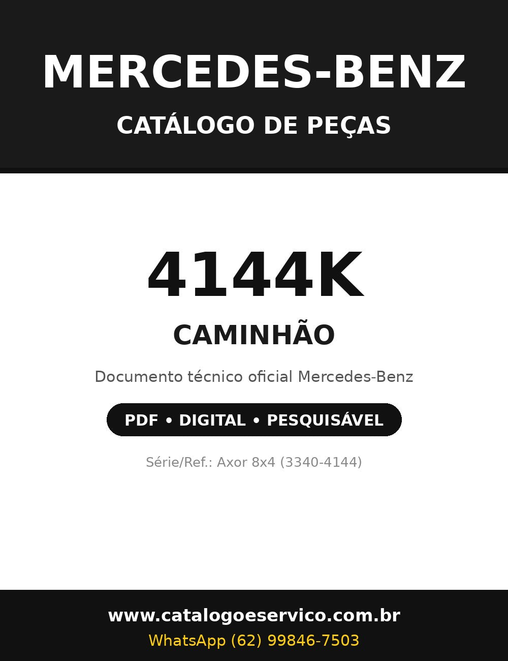 Catálogo de Peças Mercedes-Benz - 4144K - Caminhão