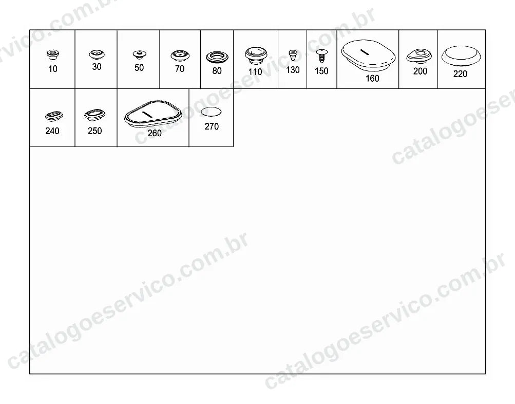 Vista explodida do Catálogo de Peças Mercedes-Benz Arocs 3336 B (2)