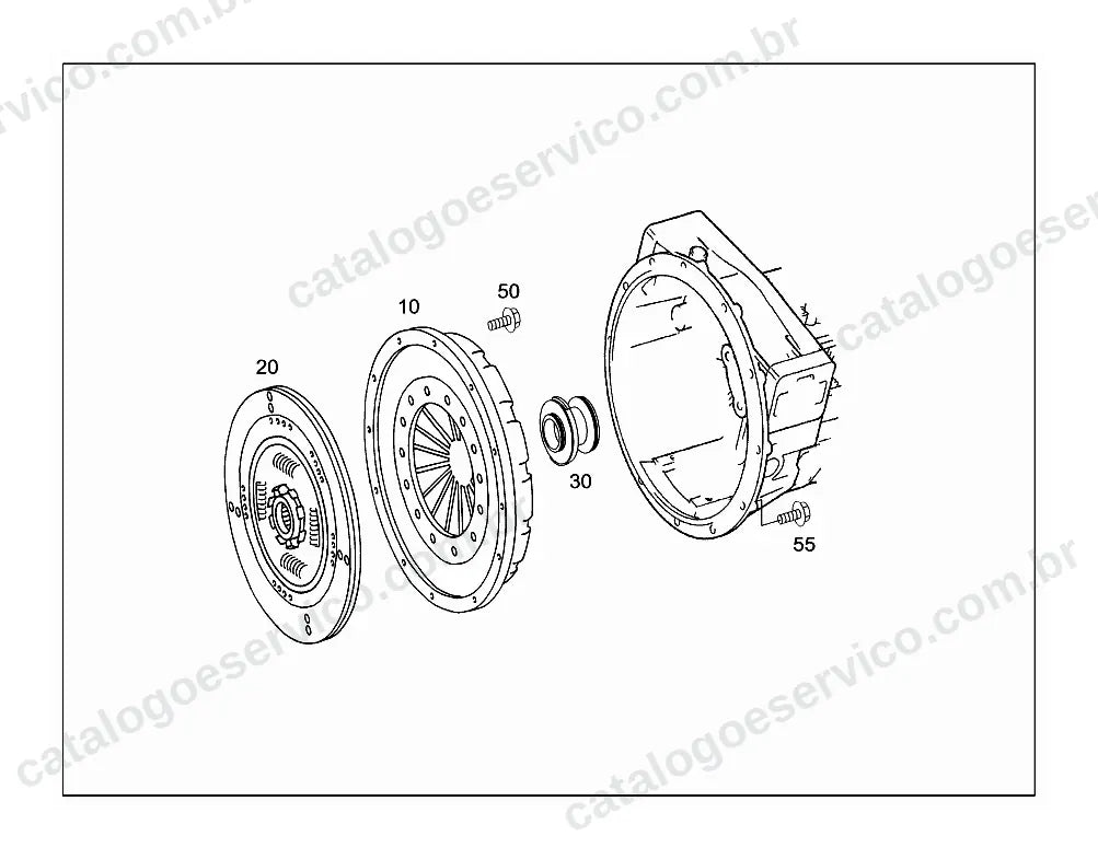 Vista explodida do Catálogo de Peças Mercedes-Benz Atego 1729 KO (4)