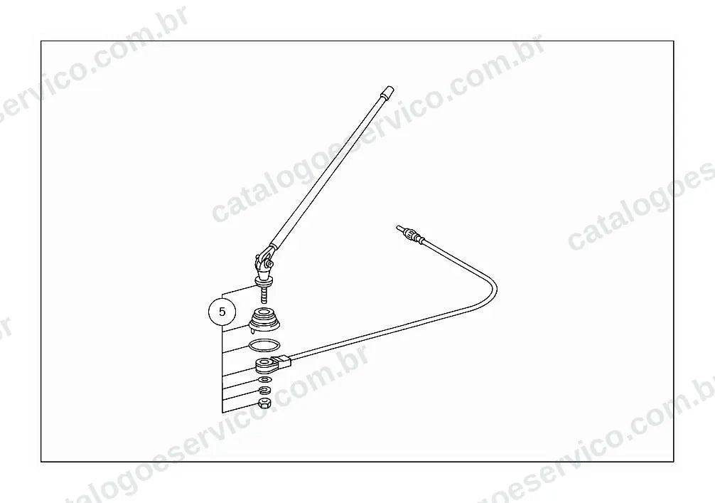 Vista explodida do Catálogo de Peças Mercedes-Benz LK 1621 e LK 1721 (3)