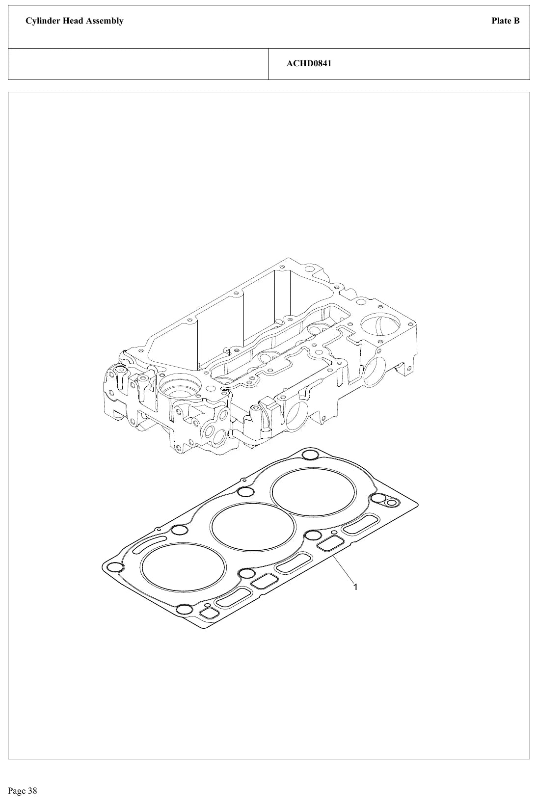 Página ilustrada do Catálogo de Peças Perkins 1103A-33 com as posições numeradas