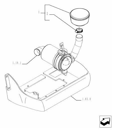 Catálogo de Peças New Holland M428 — Manipulador Telescópico - página 2