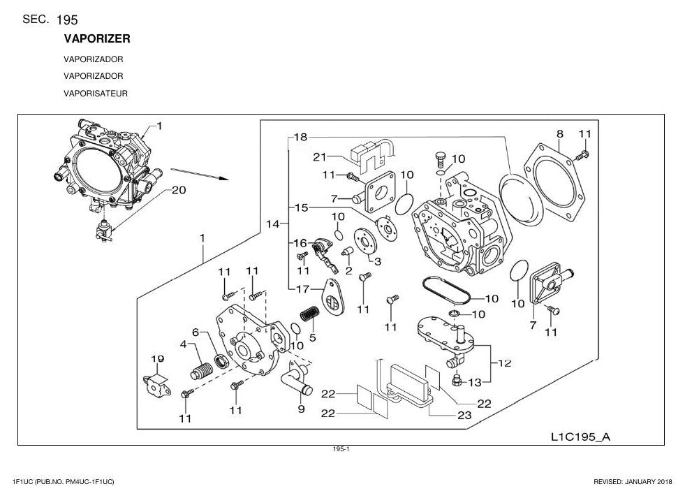 1F1 UC - Catálogo de Peças Nissan