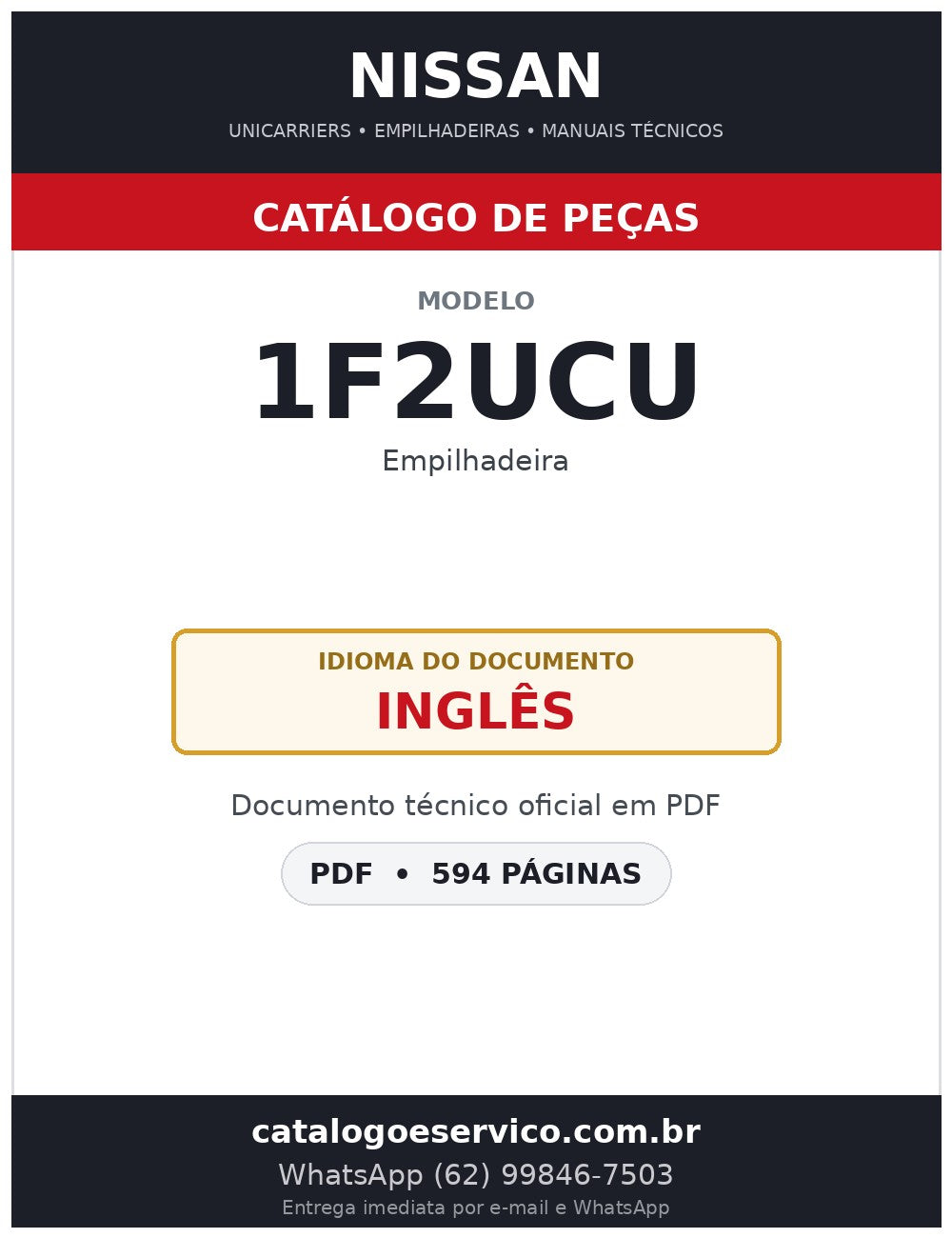 1F2UCU - Catálogo de Peças Nissan