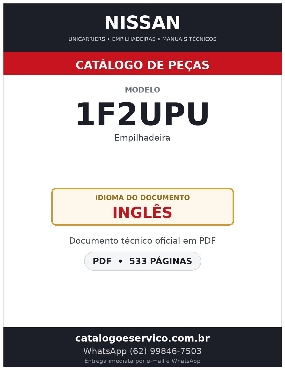 1F2UPU - Catálogo de Peças Nissan