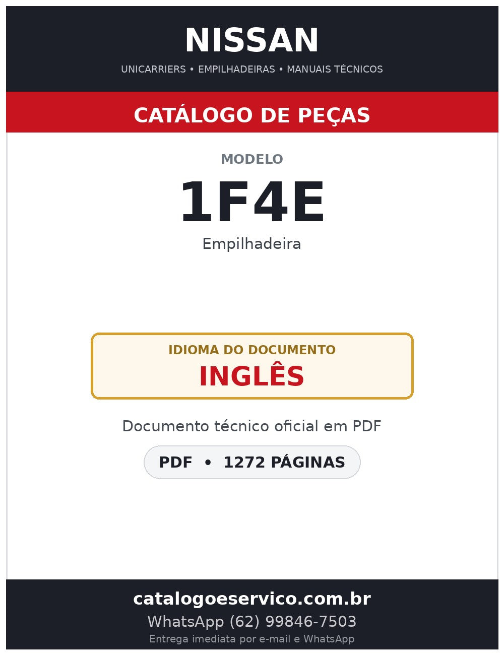 1F4E - Catálogo de Peças Nissan